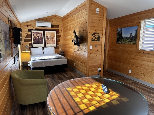 Couples Cabin with Jetted Tub Photo 1